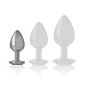 INTENSE - PLUG ANAL MÉTAL ALUMINIUM COEUR BLEU TAILLE S INTENSE - PLUG ANAL MÉTAL ALUMINIUM COEUR BLEU TAILLE S