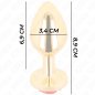 KINK - PLUG ANAL GOLD ROSE RED SIZE M