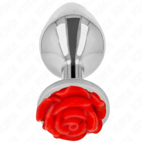 KINK - PLUG ANALE ROSA ROSSO TAGLIA L