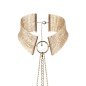 BIJOUX - DÉSIR MÉTALLIQUE COLLIER MÉTALLISÉ DORÉ BIJOUX - DÉSIR MÉTALLIQUE COLLIER MÉTALLISÉ DORÉ