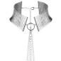 BIJOUX - DÉSIR MÉTALLIQUE SILVER METALLIC NECKLACE BIJOUX - DÉSIR MÉTALLIQUE SILVER METALLIC NECKLACE