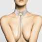 BIJOUX - DÉSIR MÉTALLIQUE SILVER METALLIC NECKLACE BIJOUX - DÉSIR MÉTALLIQUE SILVER METALLIC NECKLACE