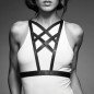 BIJOUX - INDISCRETS MAZE CROSSED HARNESS WITH NECKLINE BLACK BIJOUX - INDISCRETS MAZE CROSSED HARNESS WITH NECKLINE BLACK