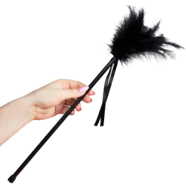 SECRETPLAY - PLUMES NOIRES 40 CM