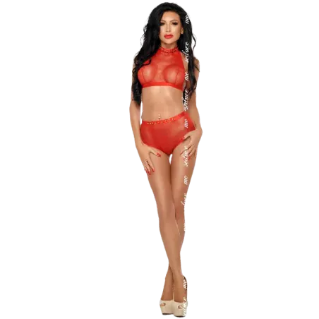 ME-SEDUCE - MONA SET RED XXL/XXXL