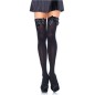 BEIN AVENUE SCHWARZ HOHE STOCKINGS MIT SCHWARZEM BOGEN EINER GRÖSSE BEIN AVENUE SCHWARZ HOHE STOCKINGS MIT SCHWARZEM BOGEN EINER GRÖSSE