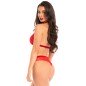 LEG AVENUE - ENSEMBLE DEUX PIÈCES HAUT LISSE ET CULOTTE M/L