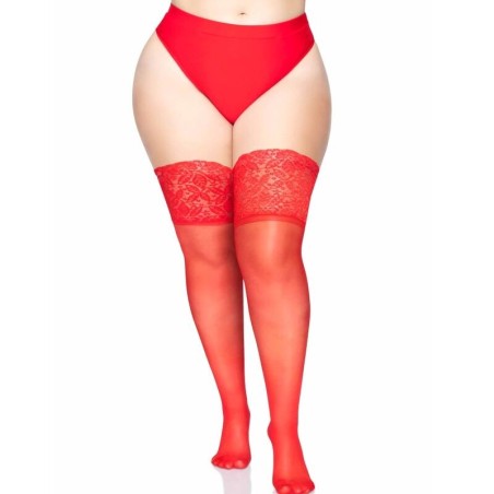 LEG AVENUE STAY UPS SHEER THIGH UP