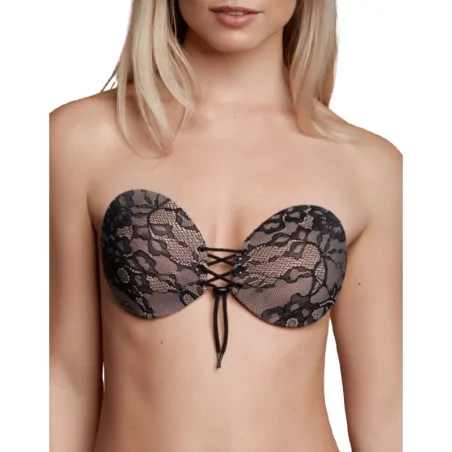 BYE-BRA - SOUTIEN-GORGE ADHÉSIF EMPLACEMENT BRODERIE BONNET C