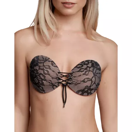 BYE-BRA - SOUTIEN-GORGE ADHÉSIF EMPLACEMENT BRODERIE BONNET E