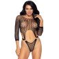 LEG AVENUE - TOP BODY AVEC THONG DOS TAILLE UNIQUE - BLANC LEG AVENUE - TOP BODY AVEC THONG DOS TAILLE UNIQUE - BLANC