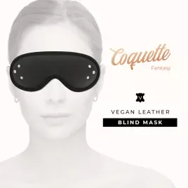 COQUETTE CHIC DESIRE - MASQUE FANTASY EN CUIR VÉGAN AVEC DOUBLURE EN NÉOPRÈNE
