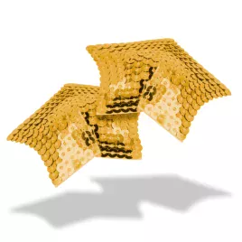 OHMAMA FETISH - COPRI CAPEZZOLI A STELLA CON PAILLETTES DORATE