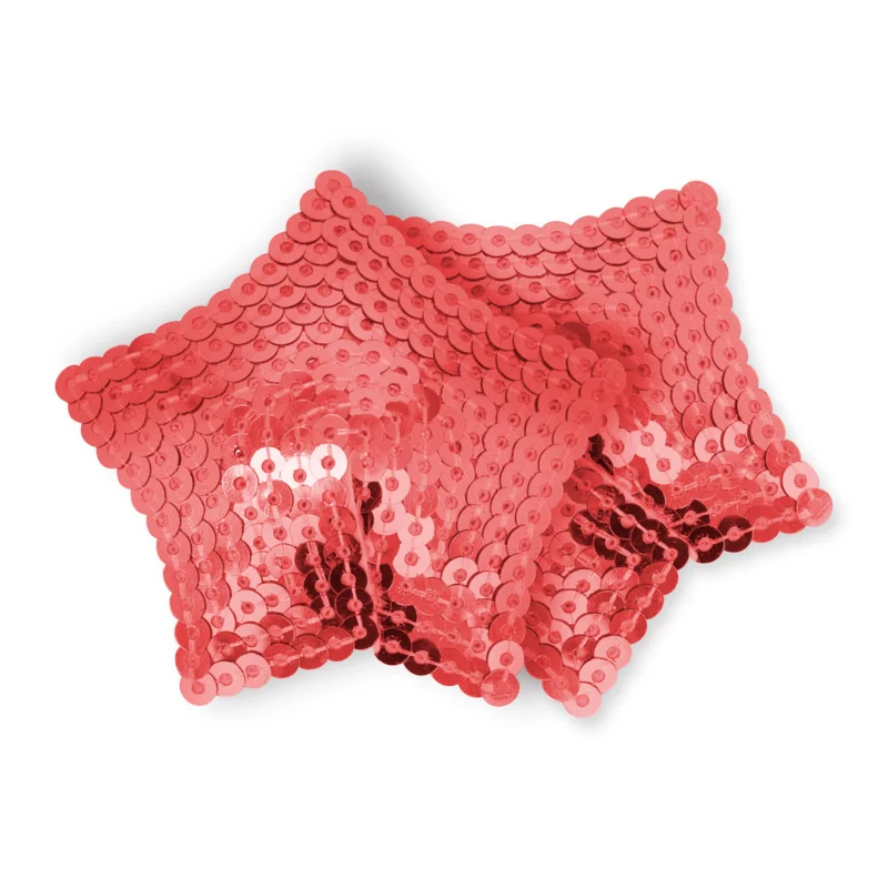 OHMAMA-FETISCH - ROTE PAILLETTEN-STERN-NIPPELABDECKUNGEN OHMAMA-FETISCH - ROTE PAILLETTEN-STERN-NIPPELABDECKUNGEN