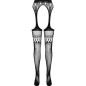 PASSION - S026 COLLANT NERO CON GIARRETTIERA TAGLIA UNICA PASSION - S026 COLLANT NERO CON GIARRETTIERA TAGLIA UNICA