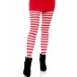LEG AVENUE - COLLANT A RIGHE BIANCO/ROSSO LEG AVENUE - COLLANT A RIGHE BIANCO/ROSSO