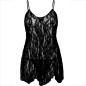 LEG AVENUE - CHEMISE DENTELLE FLEURIE LEG AVENUE - CHEMISE DENTELLE FLEURIE