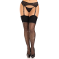 LEG AVENUE - SPANDEX STOCKINGS WITH DIAMONDS BLACK LEG AVENUE - SPANDEX STOCKINGS WITH DIAMONDS BLACK