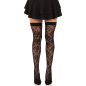 LEG AVENUE - STOCKS NET DE ROSES SAUVAGES NOIR LEG AVENUE - STOCKS NET DE ROSES SAUVAGES NOIR