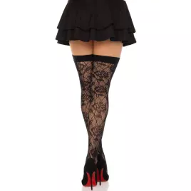 LEG AVENUE - STOCKS NET DE ROSES SAUVAGES NOIR