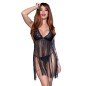 CHILIROSE - CR 4462 BABYDOLL NOIR L/XL CHILIROSE - CR 4462 BABYDOLL NOIR L/XL
