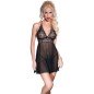 CHILIROSE - CR 4145 BABYDOLL NOIR L/XL CHILIROSE - CR 4145 BABYDOLL NOIR L/XL