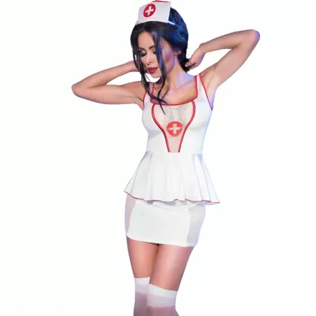 CHILIROSE - CR 4160 KOSTÜM KRANKENSCHWESTER TOP ROCK L/XL