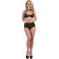 LIVCO CORSETTI FASHION - LINERA FOR THE SENSES COLLECTION SOUTIEN-GORGE + CULOTTE NOIR L/XL LIVCO CORSETTI FASHION - LINERA FOR THE SENSES COLLECTION SOUTIEN-GORGE + CULOTTE NOIR L/XL
