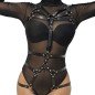 SUBBLIME - HARNAIS CORPS SANGLES AJUSTABLES CUIR NOIR TAILLE UNIQUE SUBBLIME - HARNAIS CORPS SANGLES AJUSTABLES CUIR NOIR TAILLE UNIQUE