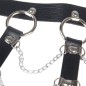 SUBBLIME - HARNAIS POITRINE CHAÎNE S EN CUIR NOIR TAILLE UNIQUE SUBBLIME - HARNAIS POITRINE CHAÎNE S EN CUIR NOIR TAILLE UNIQUE