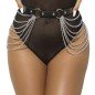 SUBBLIME - CHAÎNE CUIR CEINTURE NOIRE TAILLE UNIQUE SUBBLIME - CHAÎNE CUIR CEINTURE NOIRE TAILLE UNIQUE