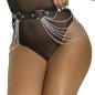 SUBBLIME - CHAÎNE CUIR CEINTURE NOIRE TAILLE UNIQUE SUBBLIME - CHAÎNE CUIR CEINTURE NOIRE TAILLE UNIQUE