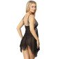 SUBBLIME - BABYDOLL TISSU TULLE POITRINE DENTELLE L/XL SUBBLIME - BABYDOLL TISSU TULLE POITRINE DENTELLE L/XL