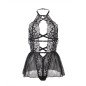SUBBLIME - TEDDY HALTER NECK DOS NU DENTELLE NOIR L/XL SUBBLIME - TEDDY HALTER NECK DOS NU DENTELLE NOIR L/XL