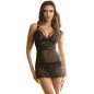 SUBBLIME - BABYDOLL BRETELLES EN DENTELLE RÉGLABLES NOIR L/XL SUBBLIME - BABYDOLL BRETELLES EN DENTELLE RÉGLABLES NOIR L/XL