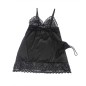 SUBBLIME - BABYDOLL AVEC POITRINE IMPRIMÉ FLEURI NOIR L/XL SUBBLIME - BABYDOLL AVEC POITRINE IMPRIMÉ FLEURI NOIR L/XL