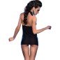 CHILIROSE - CR 3859 BABYDOLL STRING NOIR/BLEU L/XL CHILIROSE - CR 3859 BABYDOLL STRING NOIR/BLEU L/XL