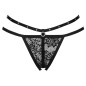 LIVCO CORSETTI FASHION - NOMADE THONG CROTCHLESS BLACK LIVCO CORSETTI FASHION - NOMADE THONG CROTCHLESS BLACK