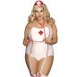 SUBBLIME - COSTUME DINFIRMIÈRE SEXY AVEC TEDDY L/XL SUBBLIME - COSTUME DINFIRMIÈRE SEXY AVEC TEDDY L/XL