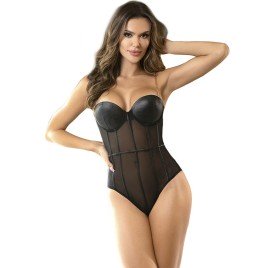 SUBBLIME - BODY NOIR BRETELLES CHAÎNE L/XL