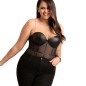 SUBBLIME - BODY NOIR BRETELLES CHAÎNE L/XL