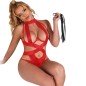 SUBBLIME - BODY LICOL SEXY AVEC HARNAIS ROUGE L/XL SUBBLIME - BODY LICOL SEXY AVEC HARNAIS ROUGE L/XL