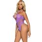 LEG AVENUE - BODY DÉCOLLETÉ OUVERT ET CROISÉ FUCHSIA