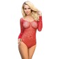 SUBBLIME - 952303 BODY SHINY GRILL AVEC ÉPAULES DÉNUDÉES MANCHES LONGUES ROUGE TAILLE UNIQUE SUBBLIME - 952303 BODY SHINY GRILL AVEC ÉPAULES DÉNUDÉES MANCHES LONGUES ROUGE TAILLE UNIQUE