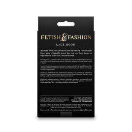 NS NOVELTIES - FETISH FASHION CAPUCHE EN DENTELLE NOIRE