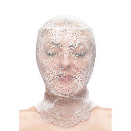 NS NOVELTIES - FETISH FASHION CAGOULE EN DENTELLE BLANCHE
