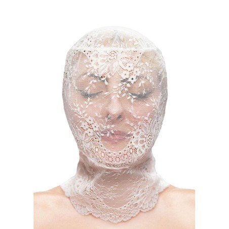NS NOVELTIES - FETISH FASHION CAGOULE EN DENTELLE BLANCHE