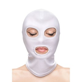 NS NOVELTIES - FETISH FASHION OCCHI E BOCCA CAPPUCCIO NYLON BIANCO