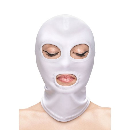 NS NOVELTIES - FETISH FASHION OCCHI E BOCCA CAPPUCCIO NYLON BIANCO
