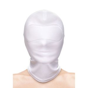 NS NOVELTIES - FETISH FASHION GESCHLOSSENE MASKE NYLON WEISS